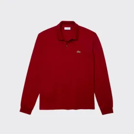 01838 Lacoste Long Sleeved Ribbed Collar Shirt