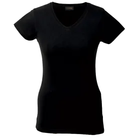 170g Slim Fit V-Neck T-Shirt Ladies