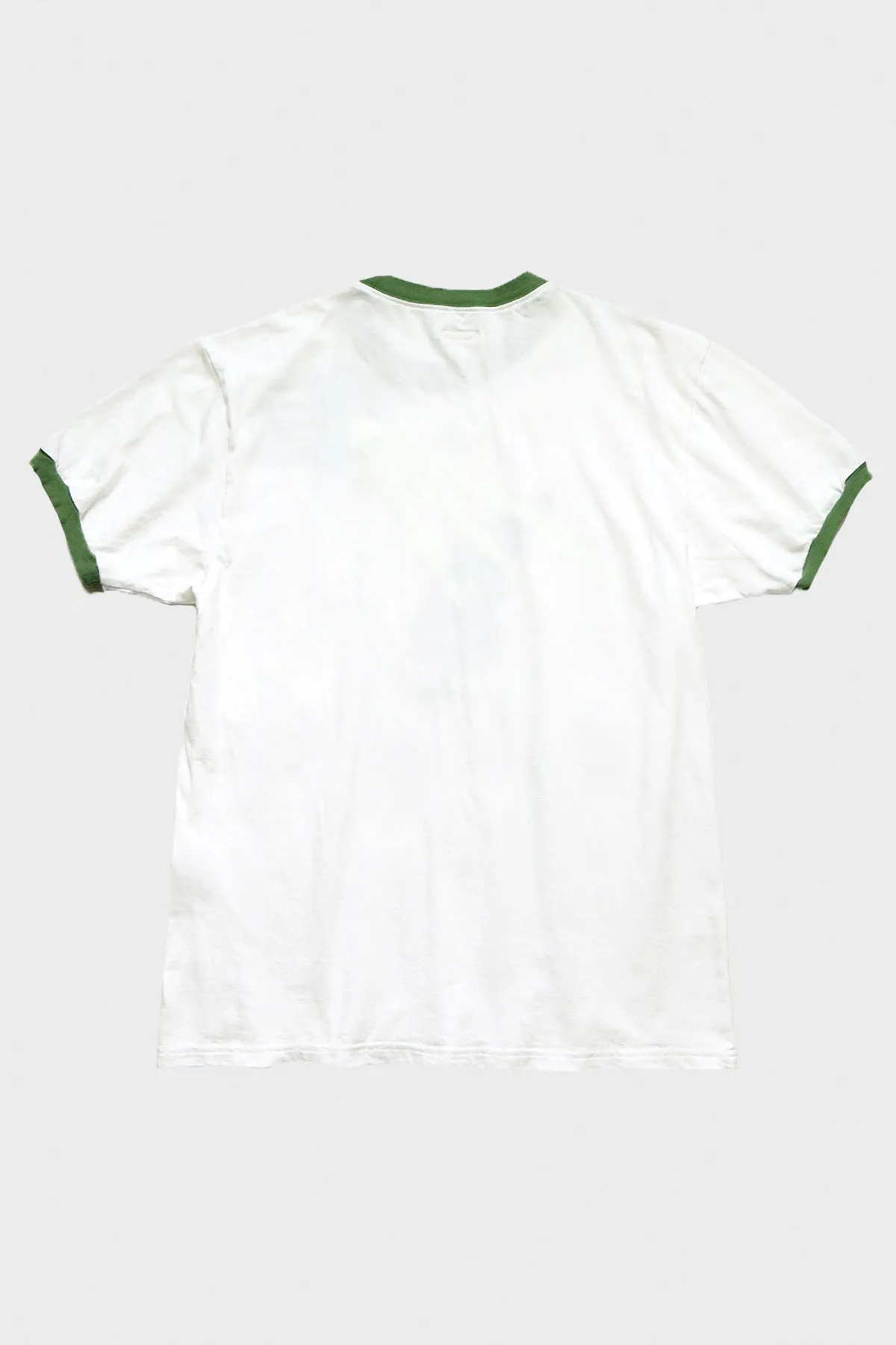 20/- Jersey Ringer T (THUNDER & CONIFER) - White