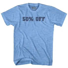 50% OFF Adult Tri-Blend T-shirt