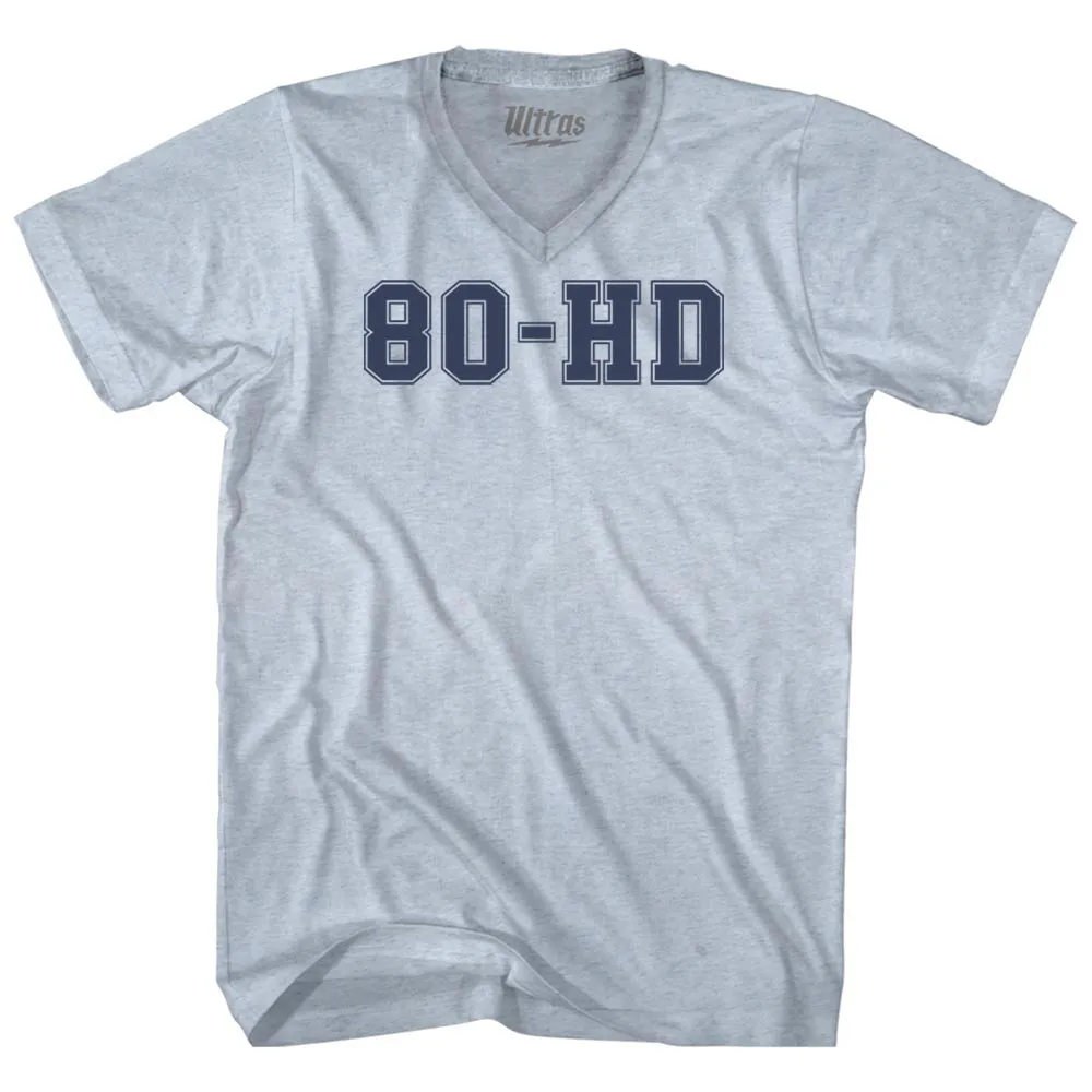 80-HD Adult Tri-Blend V-neck T-shirt