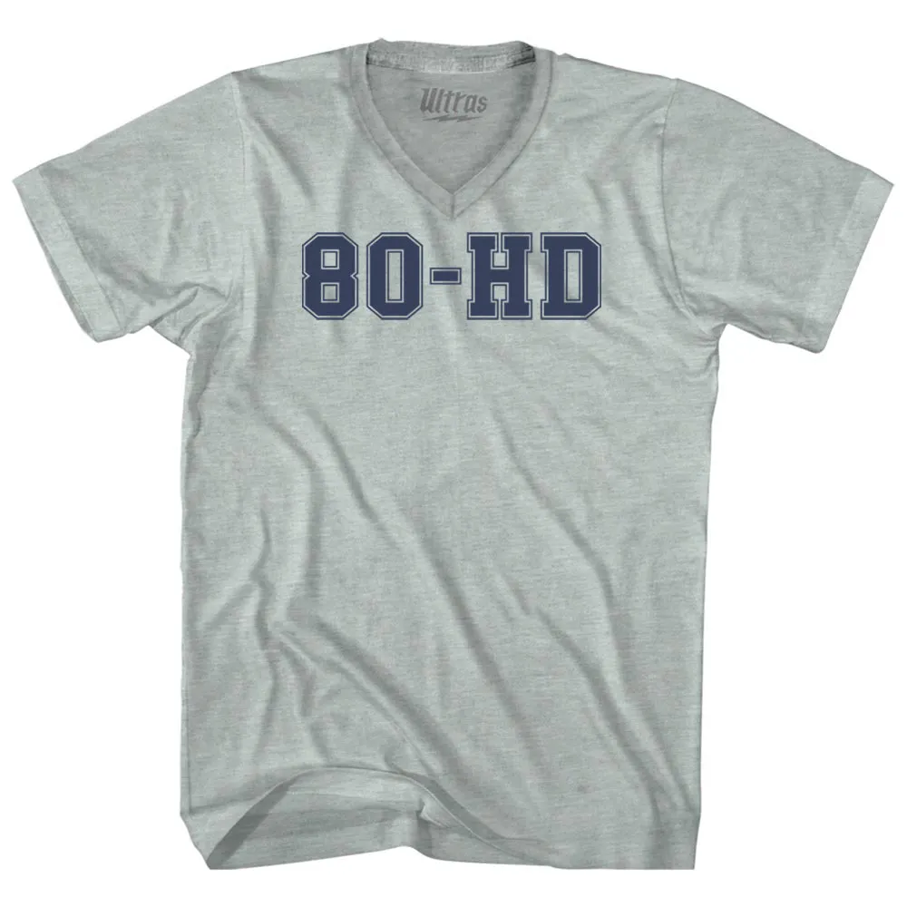 80-HD Adult Tri-Blend V-neck T-shirt