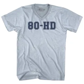 80-HD Adult Tri-Blend V-neck T-shirt