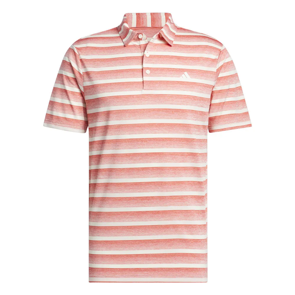 adidas Mens Two Colour Stripe Polo