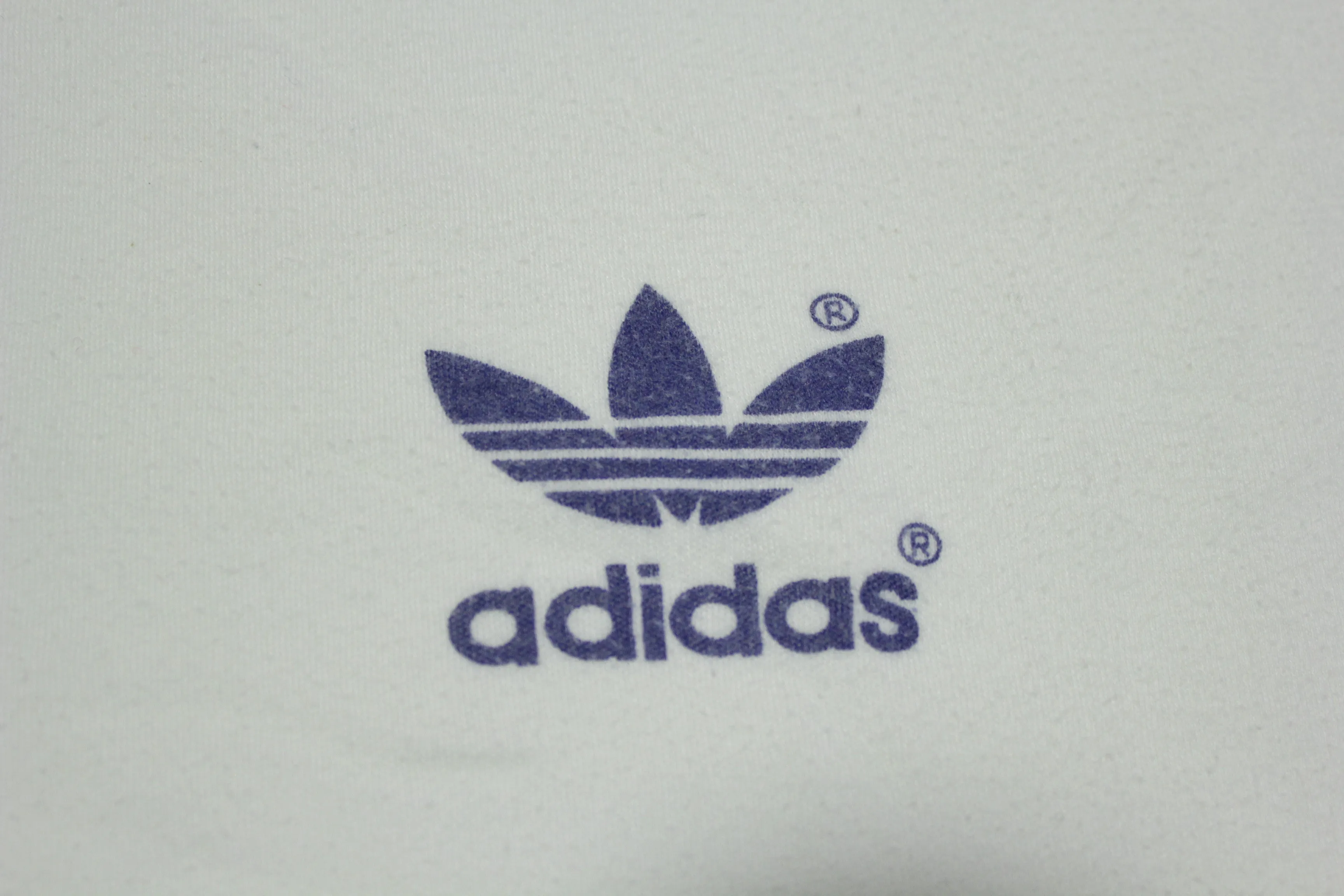 Adidas Vintage 80s Striped Ringer Original Trefoil T-Shirt