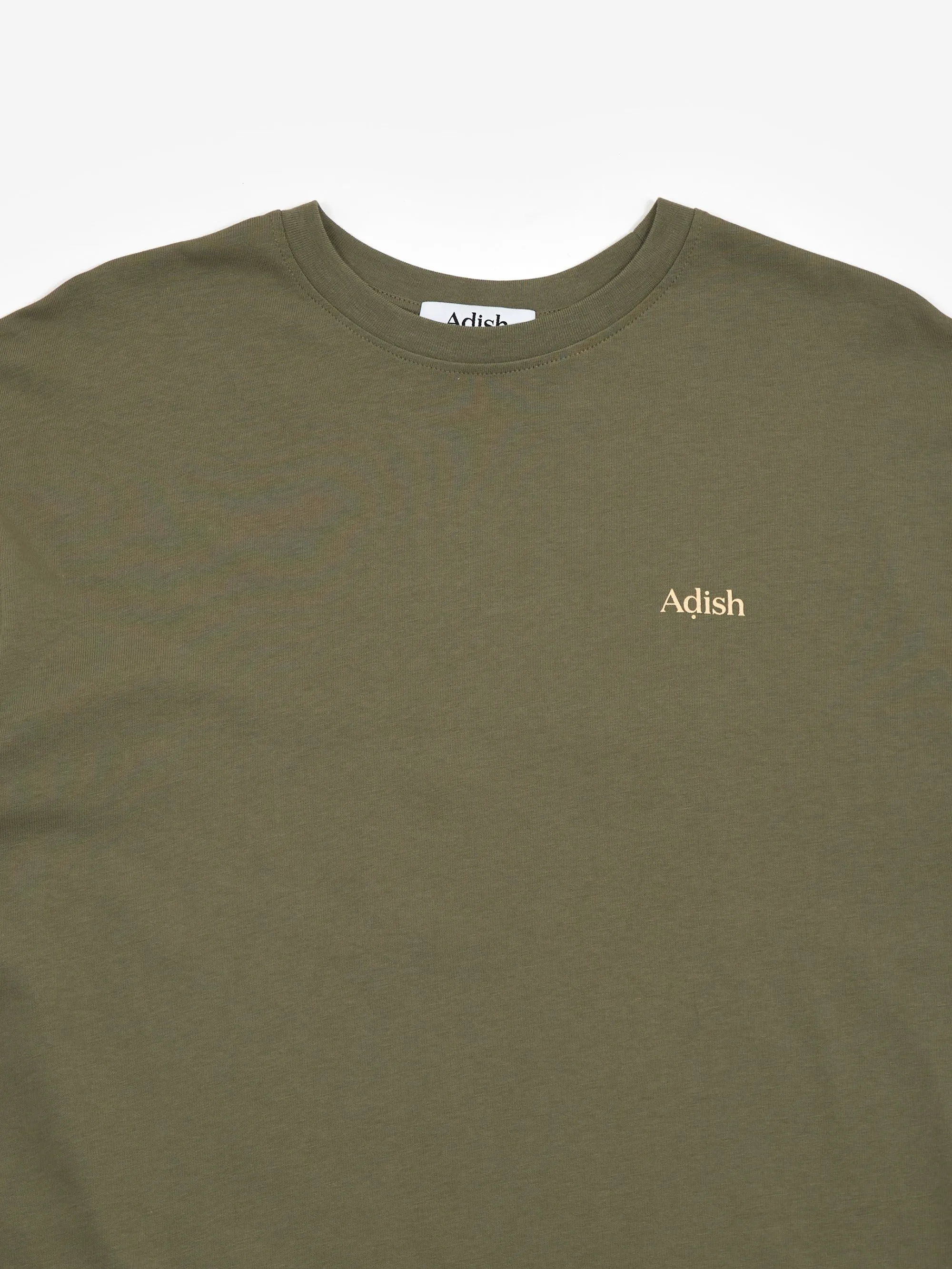 Adish Shaqhat Classic Logo T-Shirt - Olive Green