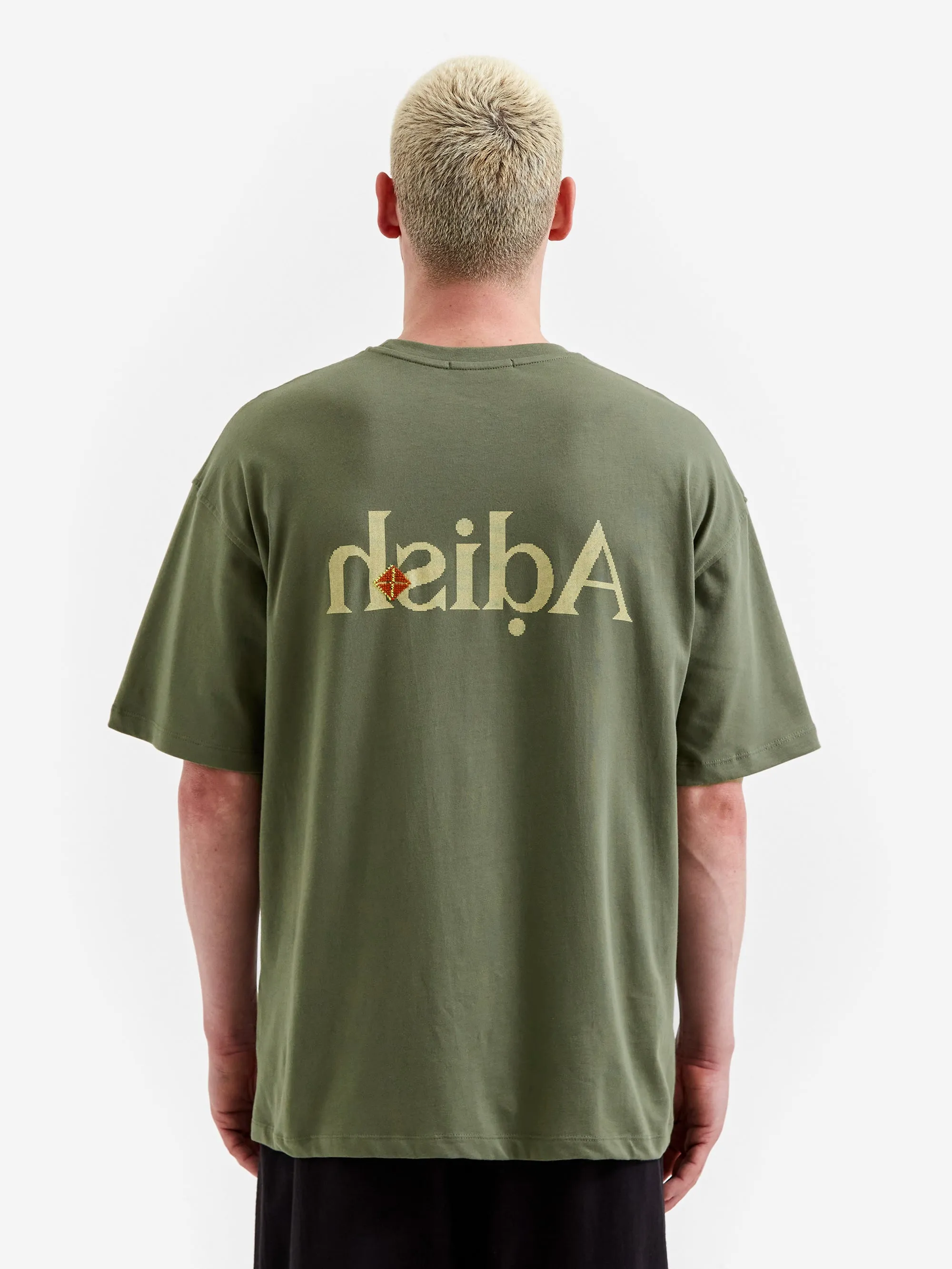 Adish Shaqhat Classic Logo T-Shirt - Olive Green