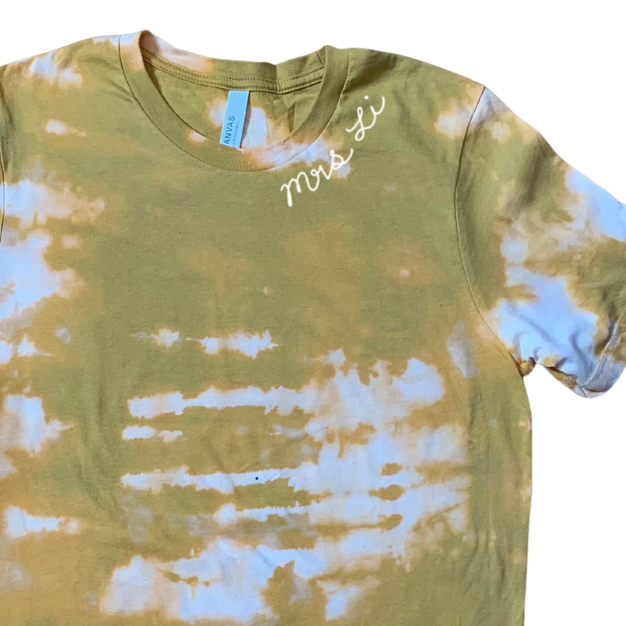 Adult Mossy Tie Dye Chainstitch T-Shirt