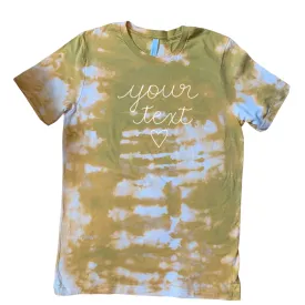 Adult Mossy Tie Dye Chainstitch T-Shirt