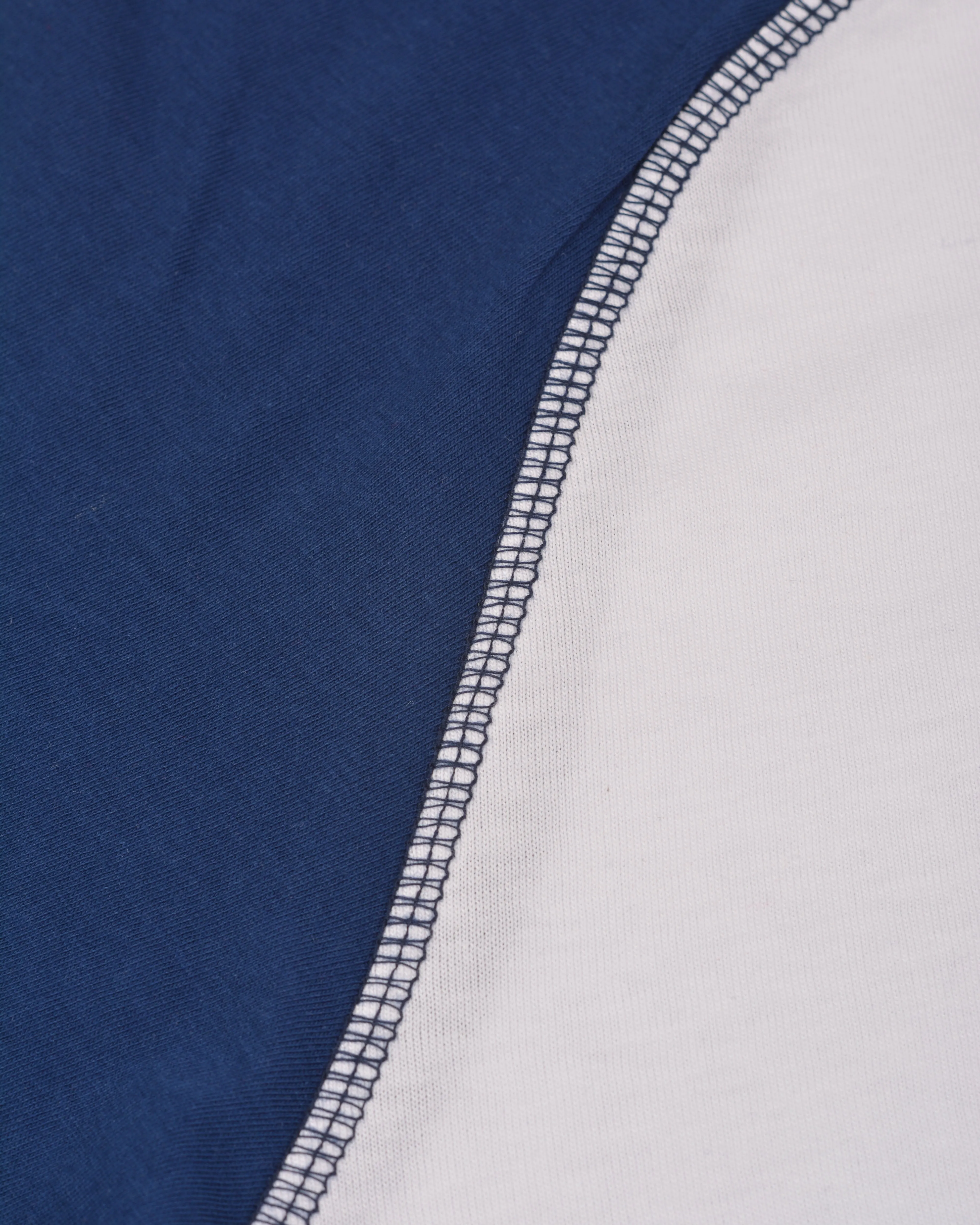 Ae Super Soft Raglan Logo Graphic T-shirt Contrast Stitch White/Blue