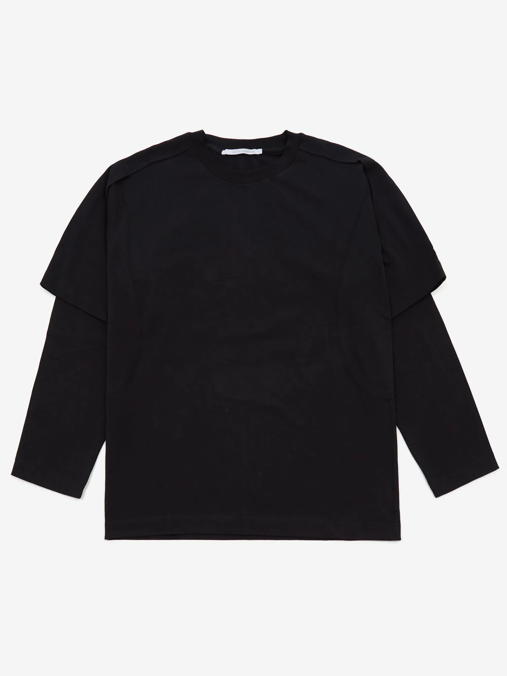 AFFXWRKS Dual Sleeve T-Shirt - Deep Black