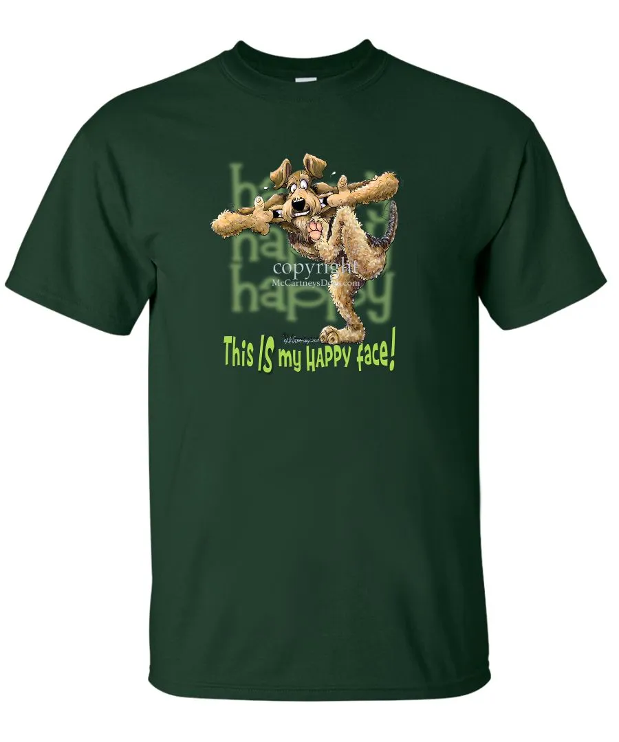 Airedale Terrier - 2 - Who's A Happy Dog - T-Shirt