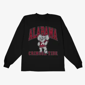 Alabama Crimson Tide Big Logo L/S Tee