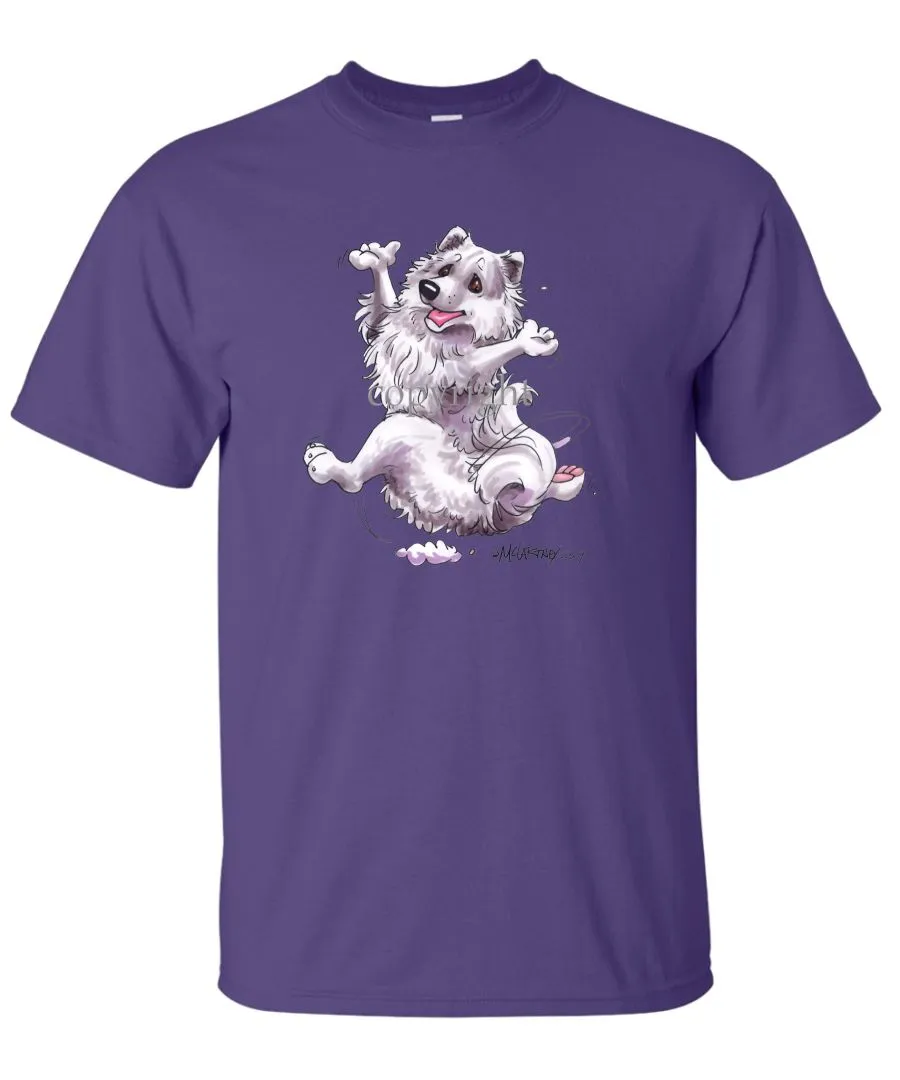 American Eskimo Dog - Happy Dog - T-Shirt