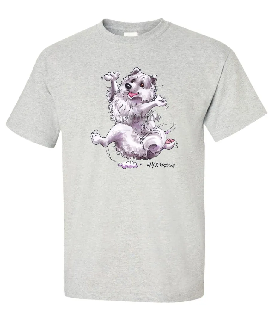 American Eskimo Dog - Happy Dog - T-Shirt