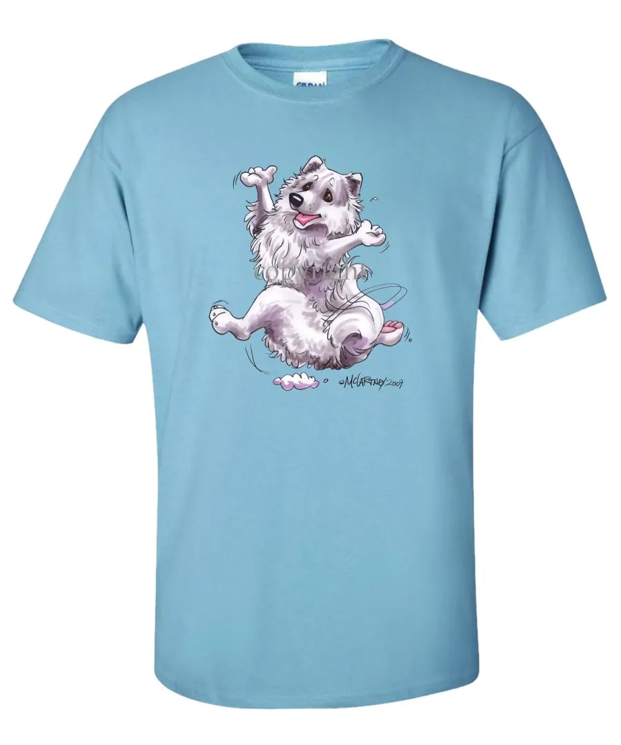 American Eskimo Dog - Happy Dog - T-Shirt