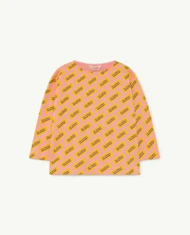 Anteater Kids T-Shirt Pink The Animals