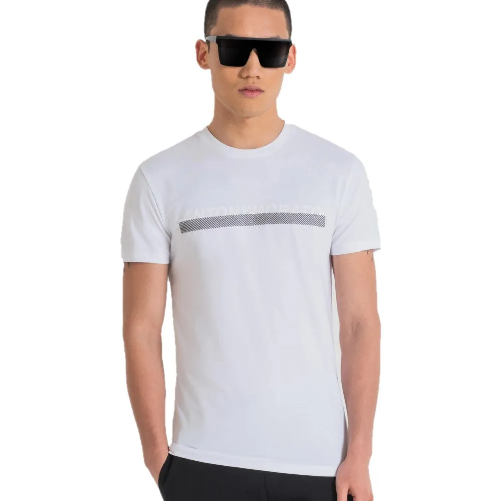 Antony Morato Rubberised Logo Print T-Shirt