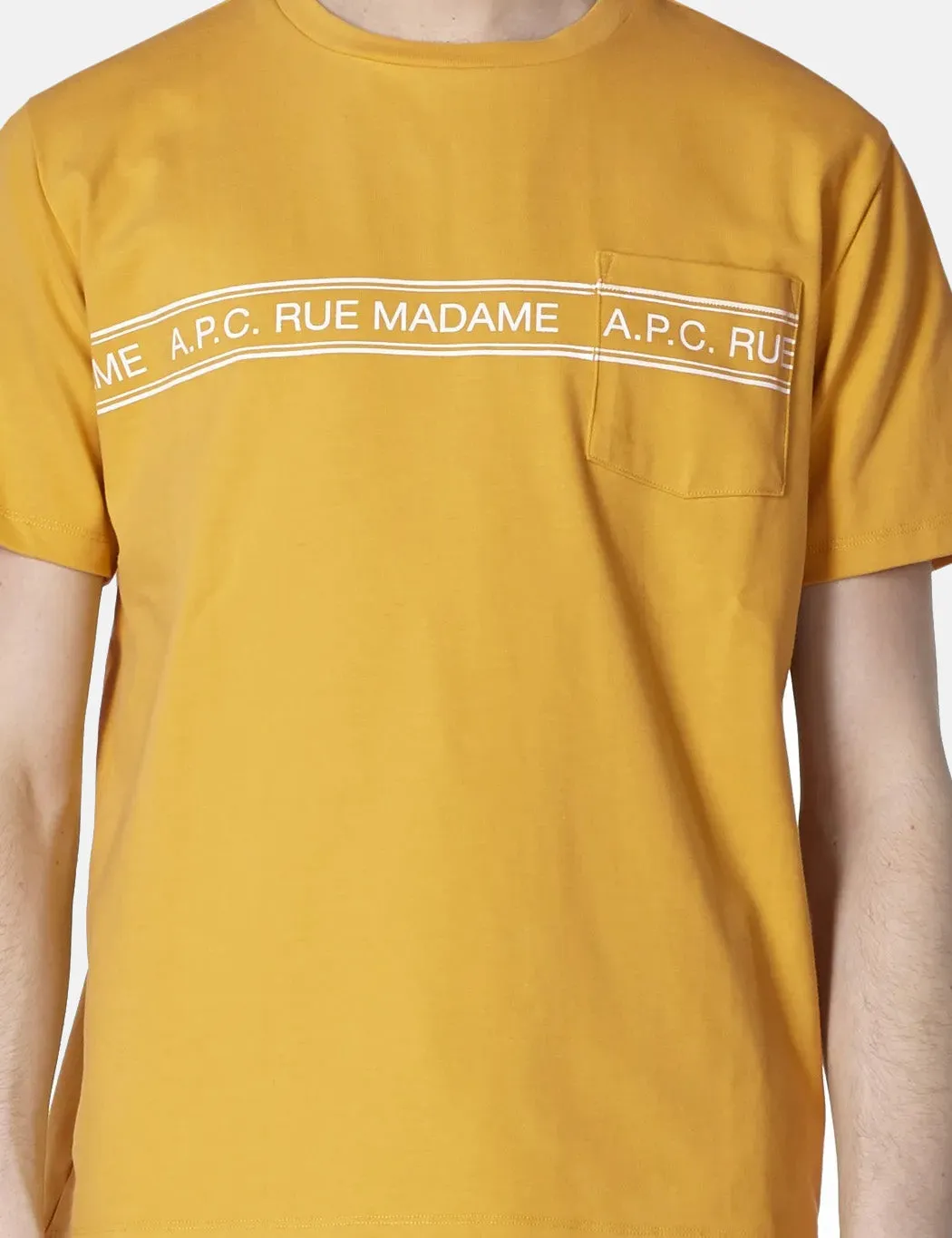 A.P.C. Rue Madame T-Shirt - Yellow