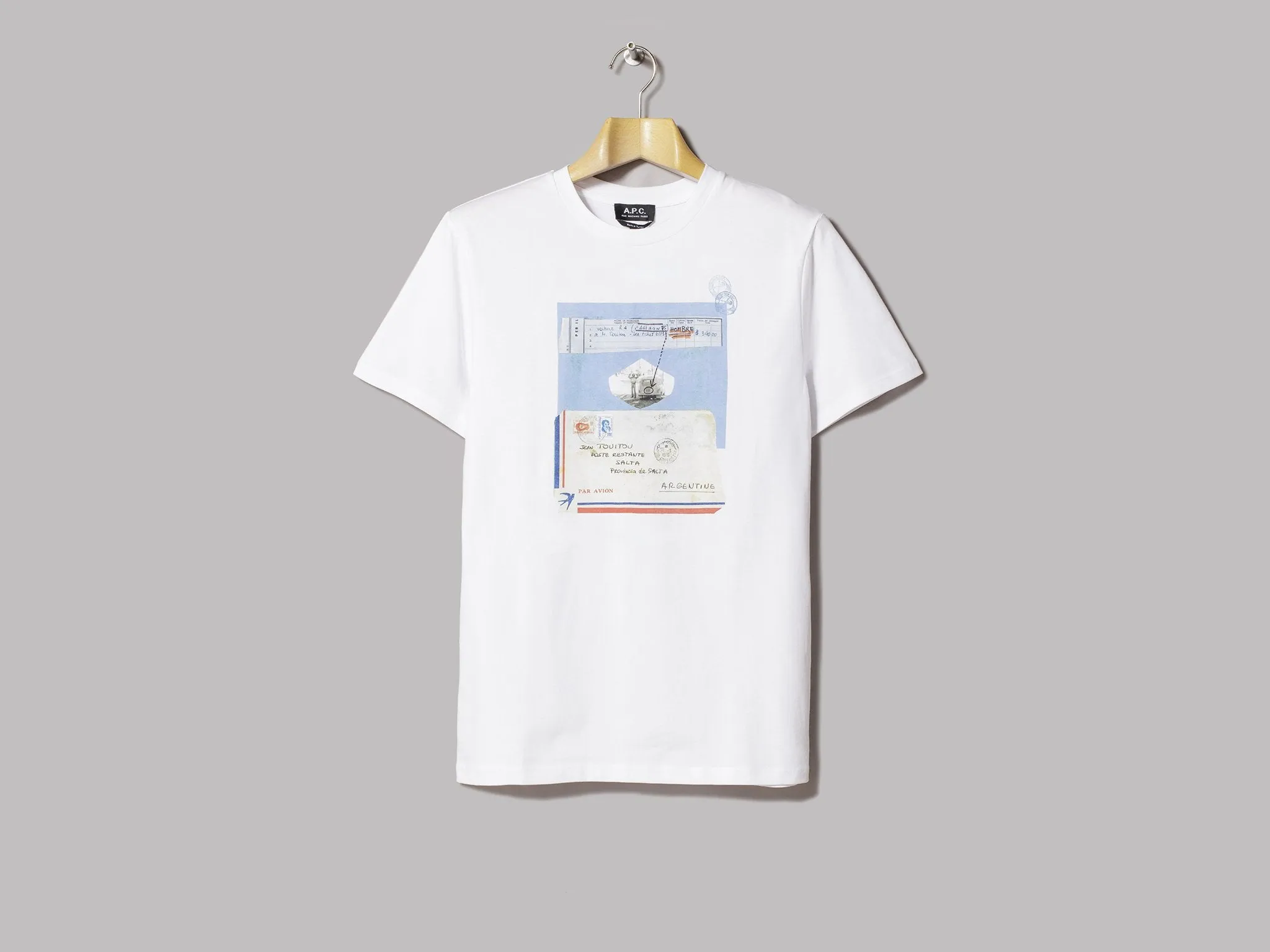 A.P.C. T-Shirt Letter (Blanc)