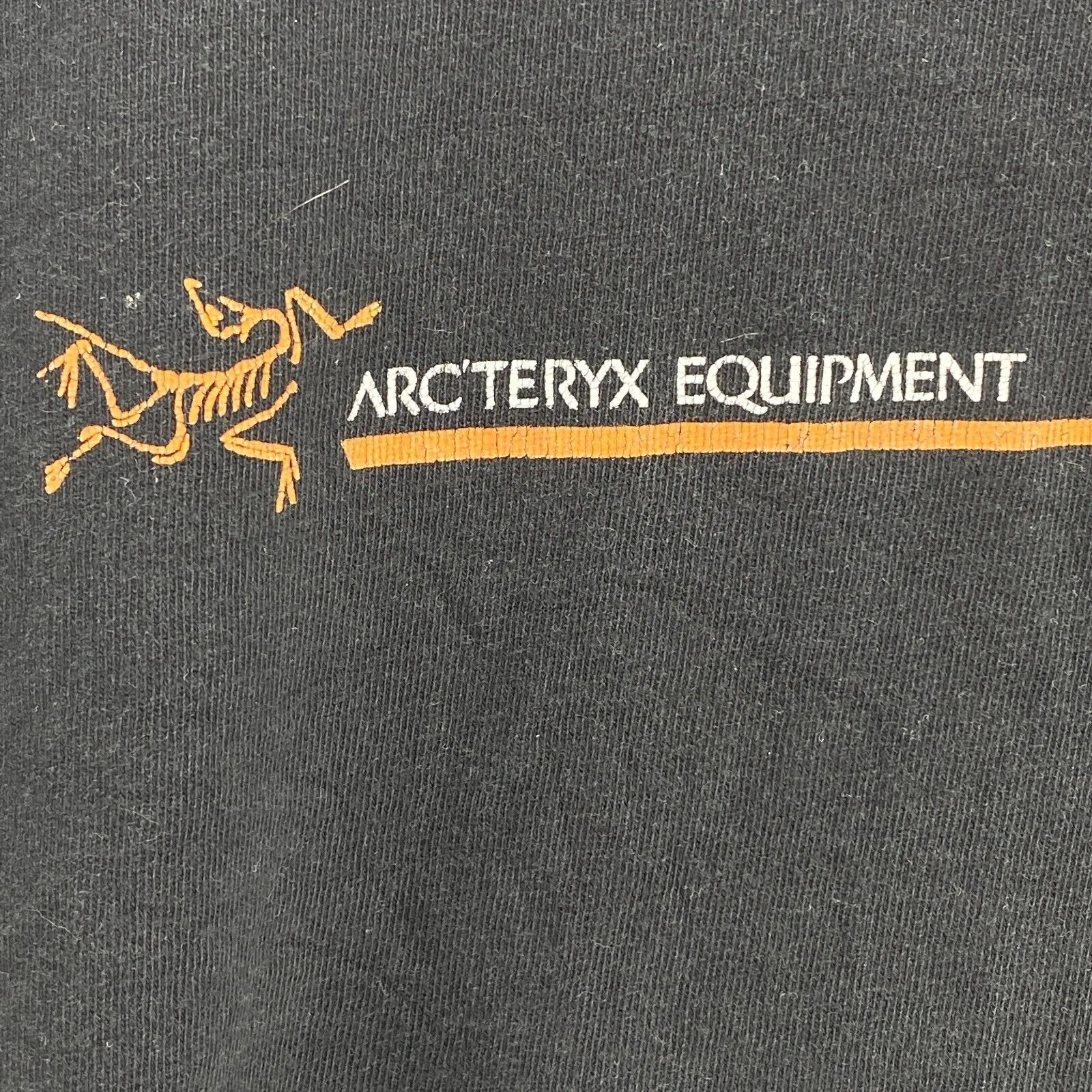 Arc'Teryxx Equipment Crew Neck Black Long Sleeve T-shirt Size XL