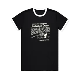 Australian Dream / Black Ringer T-Shirt