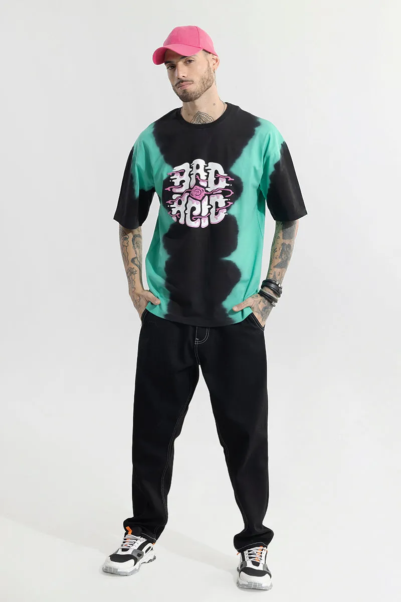 Bad Acid Black Oversized T-Shirt