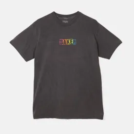 Baker Skateboards Rainbow Logo T Shirt - Grey