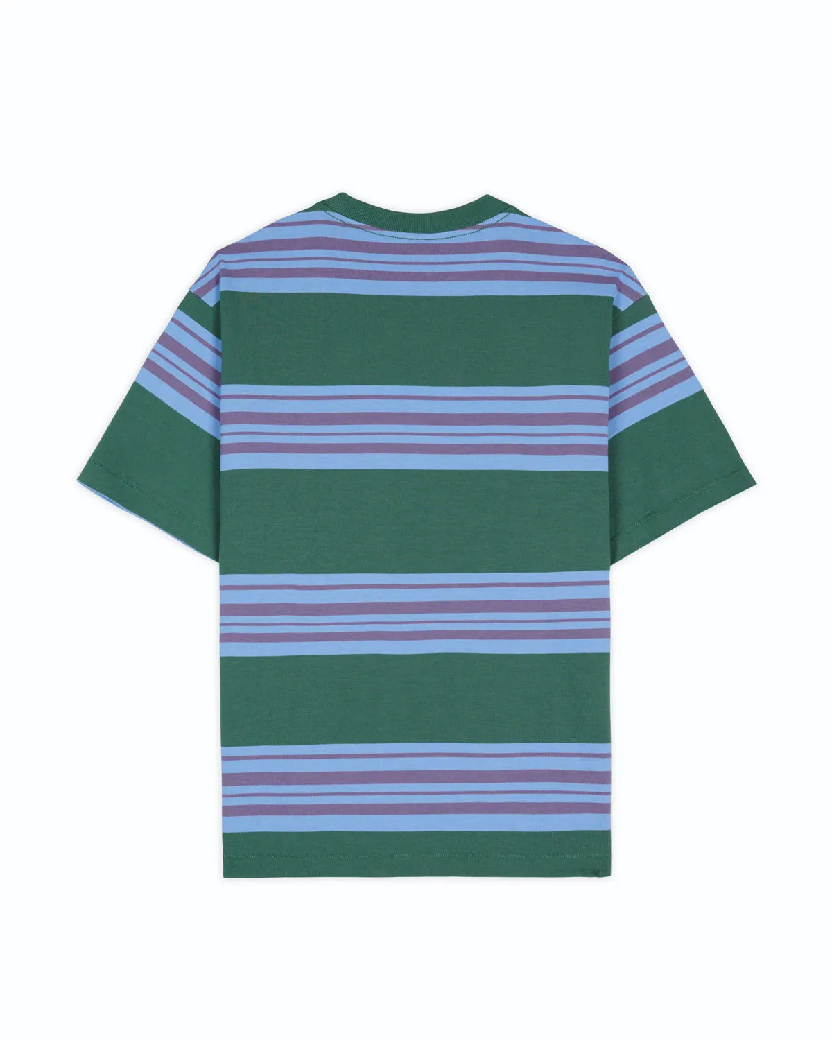 Baker Striped Pocket T-shirt - Green