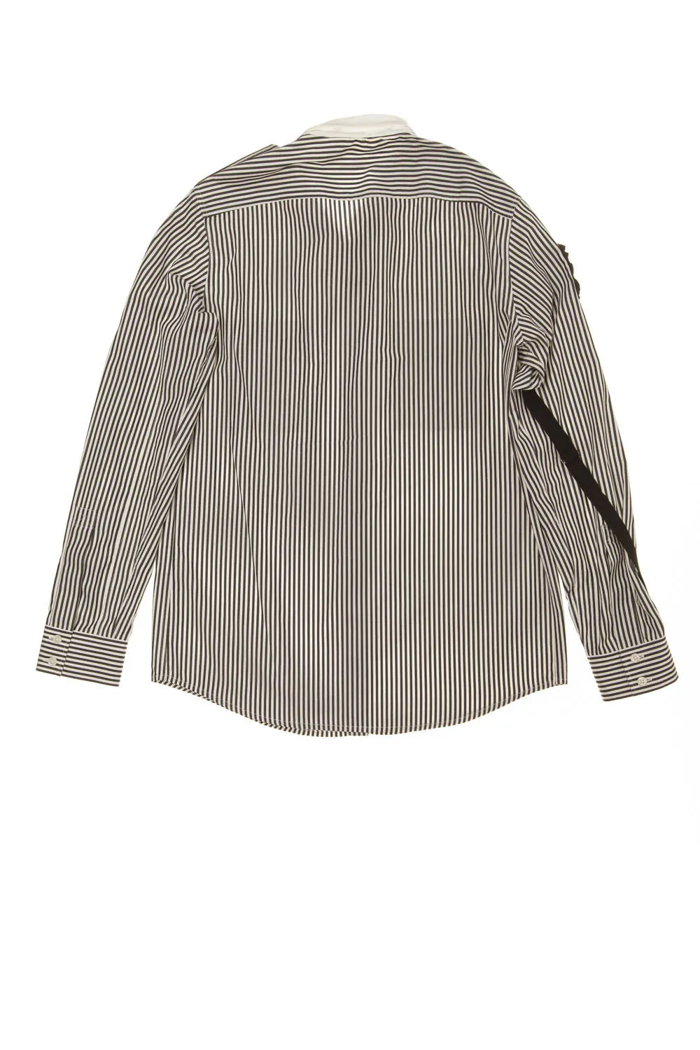 Balmain - Gray Striped Button Up Shirt - FR 40