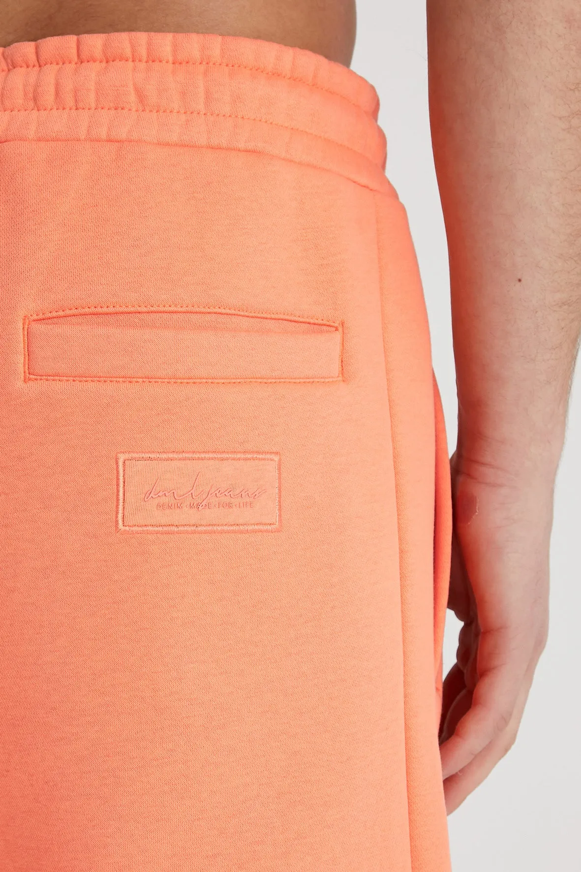 Banks premium brushback fleece shorts in Sunset