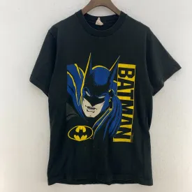 Batman Superhero DC Comics 1989 Black Vintage T-shirt Size M Single Stitch