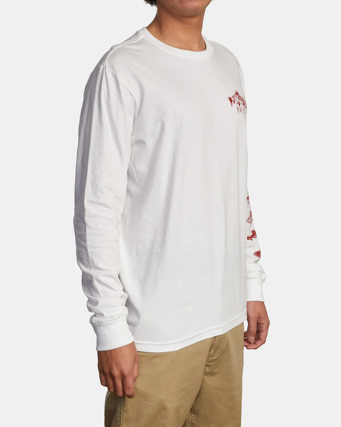 Ben Horton Downstream Long Sleeve Tee - White