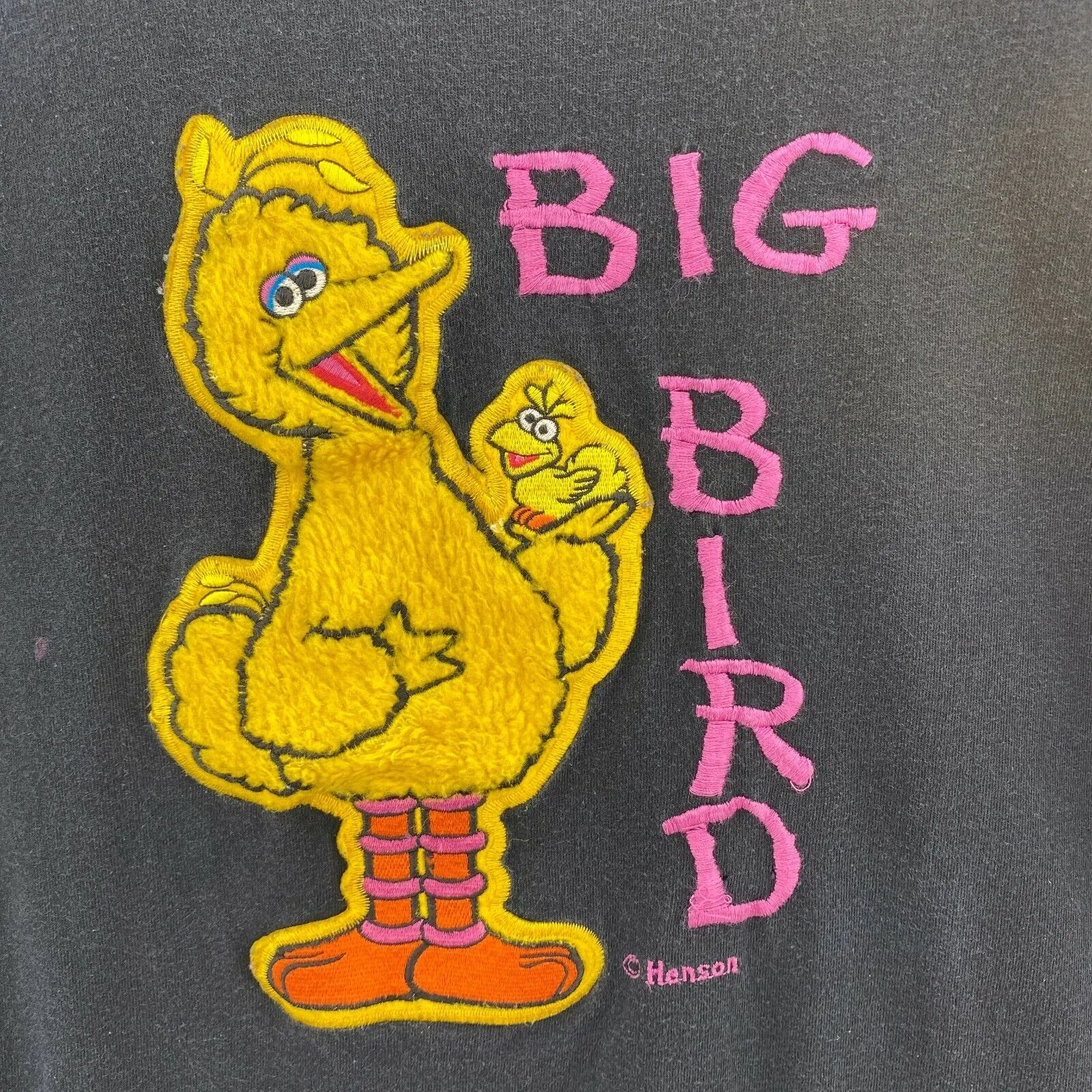 Big Bird Sesame Street Puppet Vintage T-shirt Size XL Single Stitch 90s