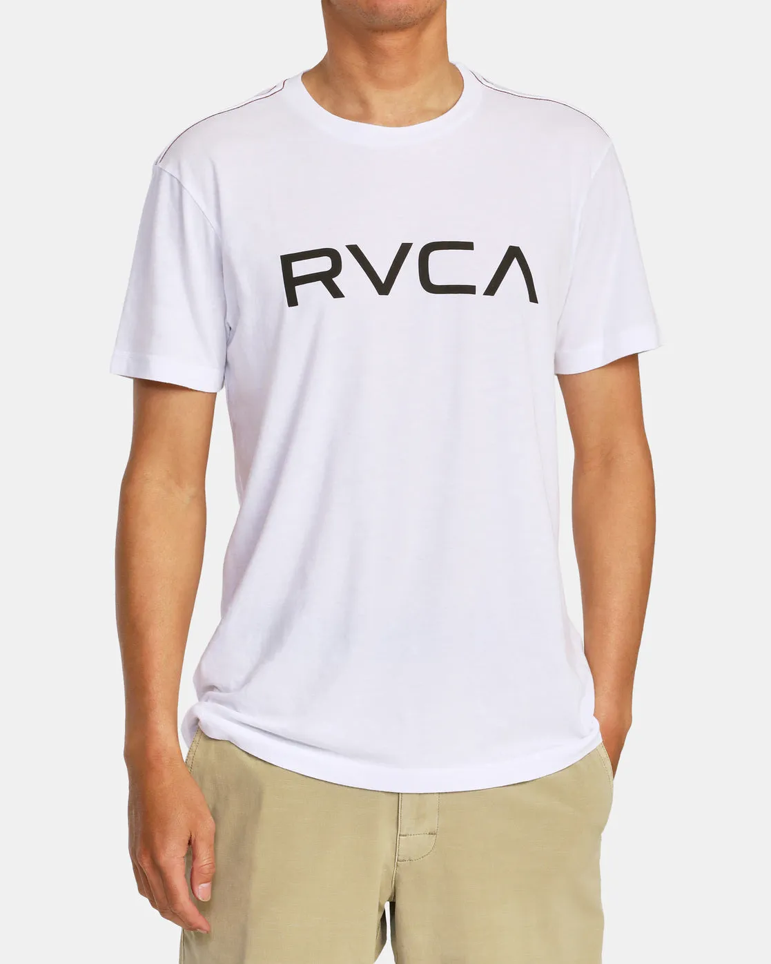 Big RVCA Short Sleeve T-Shirt - White