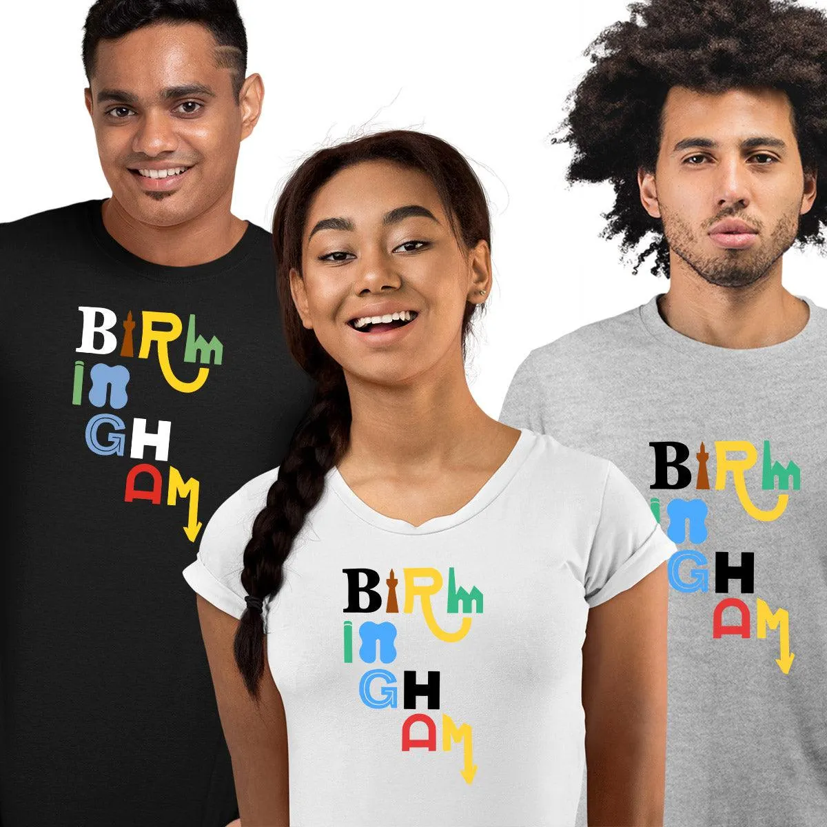 Birmingham Typographygraphy Unisex T-Shirt