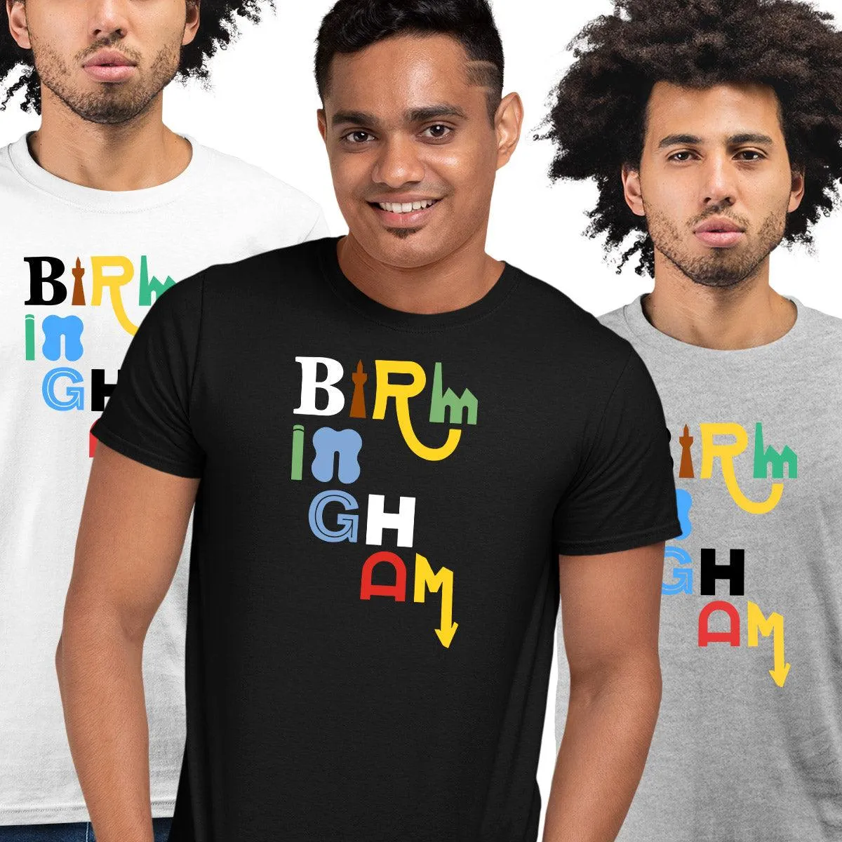 Birmingham Typographygraphy Unisex T-Shirt