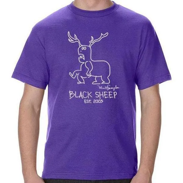 Black Sheep x Mark Gonzales "Sketchy" Tee Purple