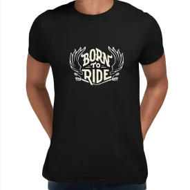 Born To Ride Biking T-shirt for Beard Minds