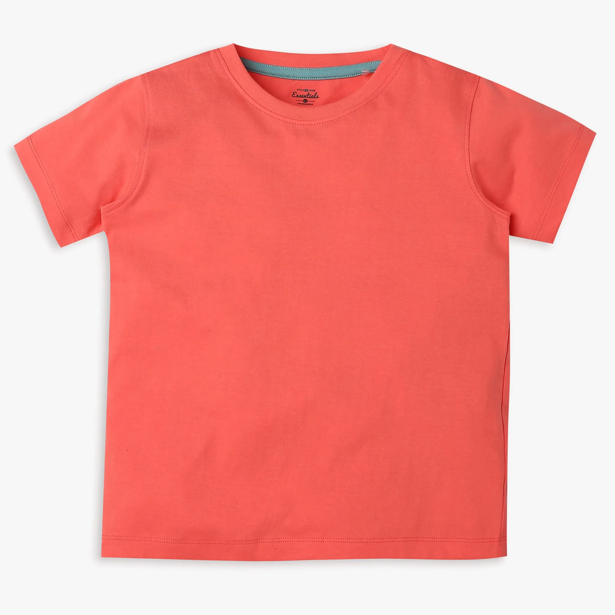 Boy's Regular Fit Solid T-Shirt