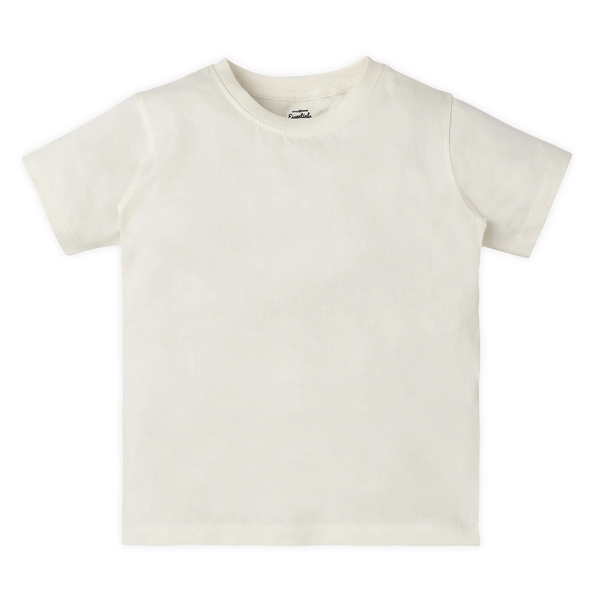 Boy's Regular Fit Solid T-Shirt