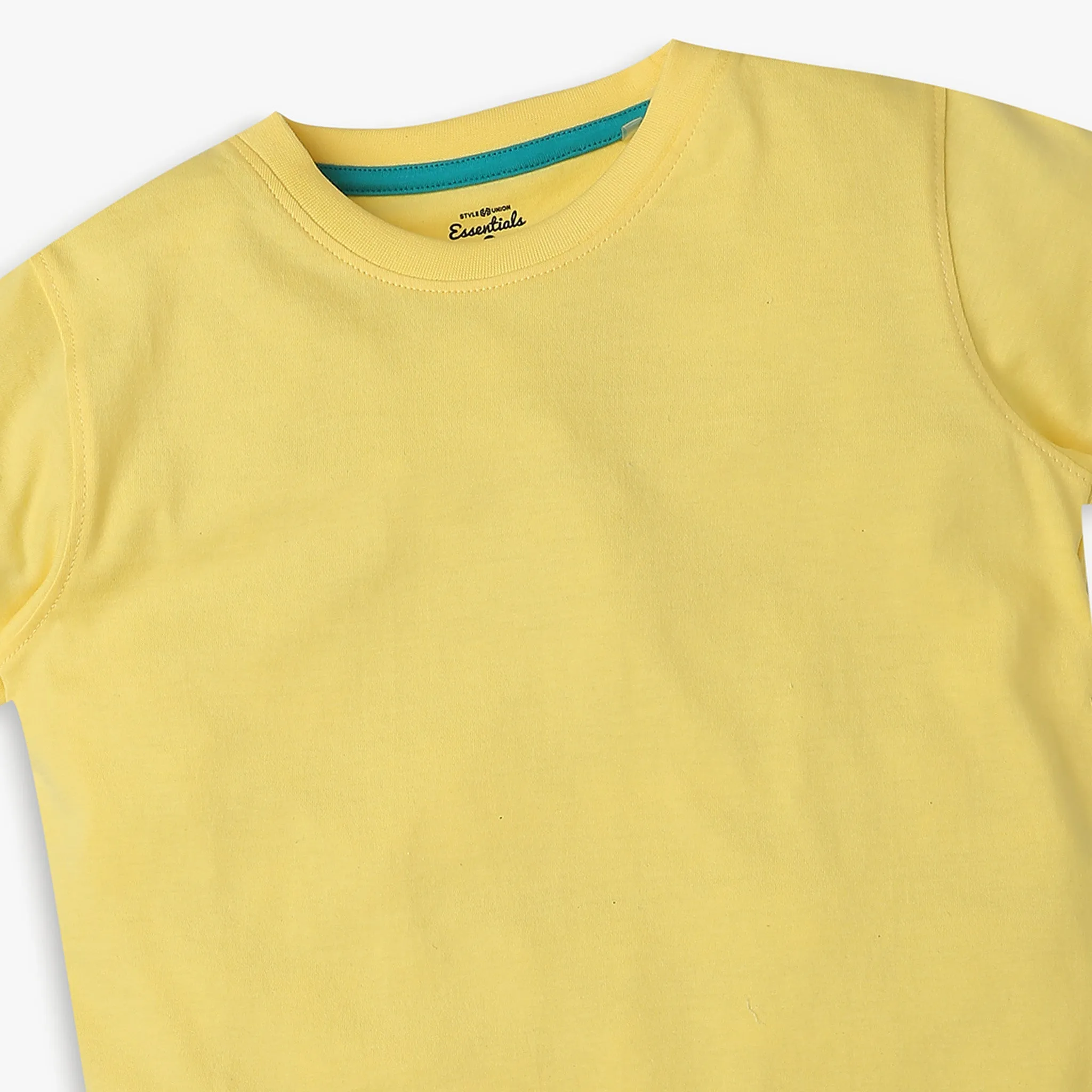 Boy's Regular Fit Solid T-Shirt