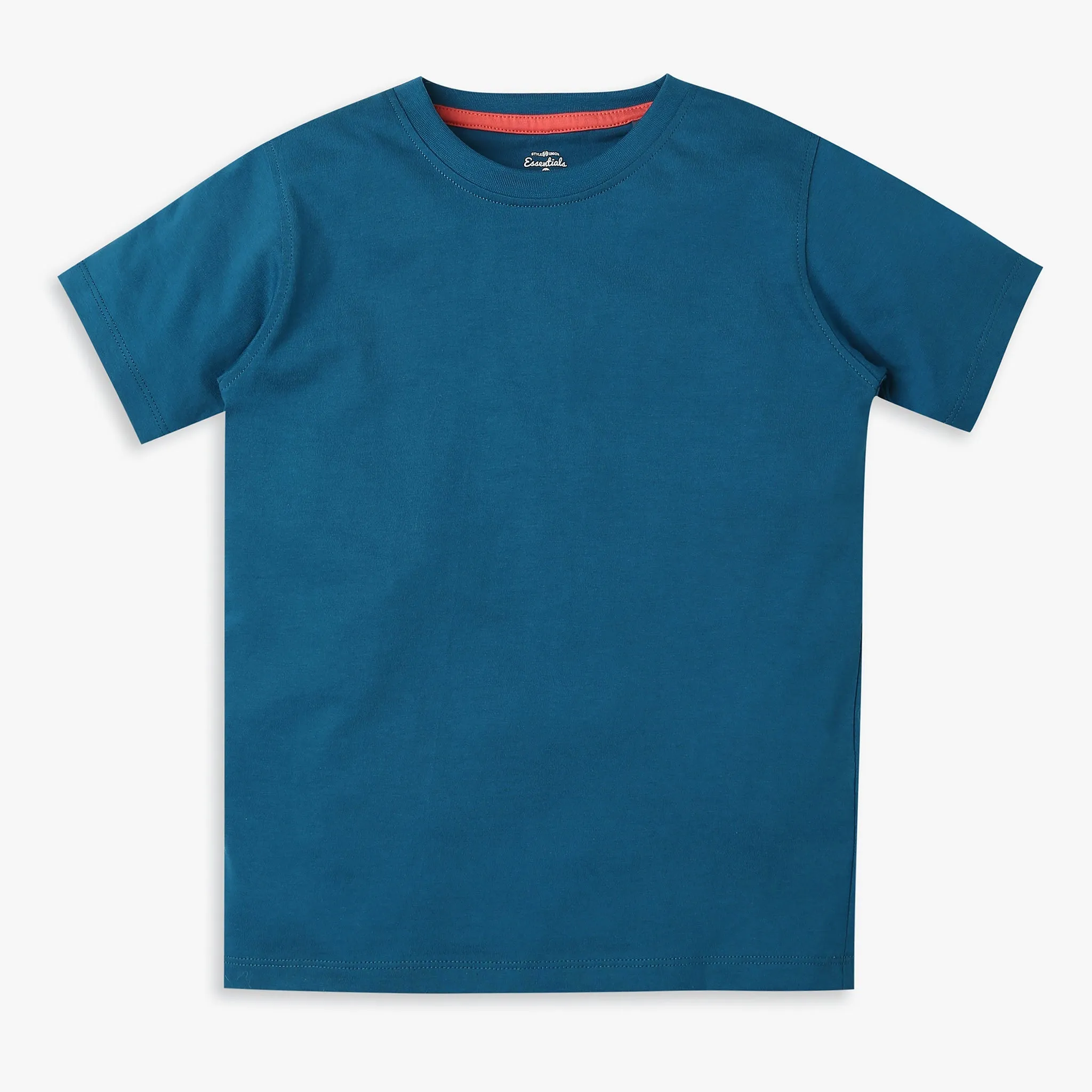 Boy's Regular Fit Solid T-Shirt