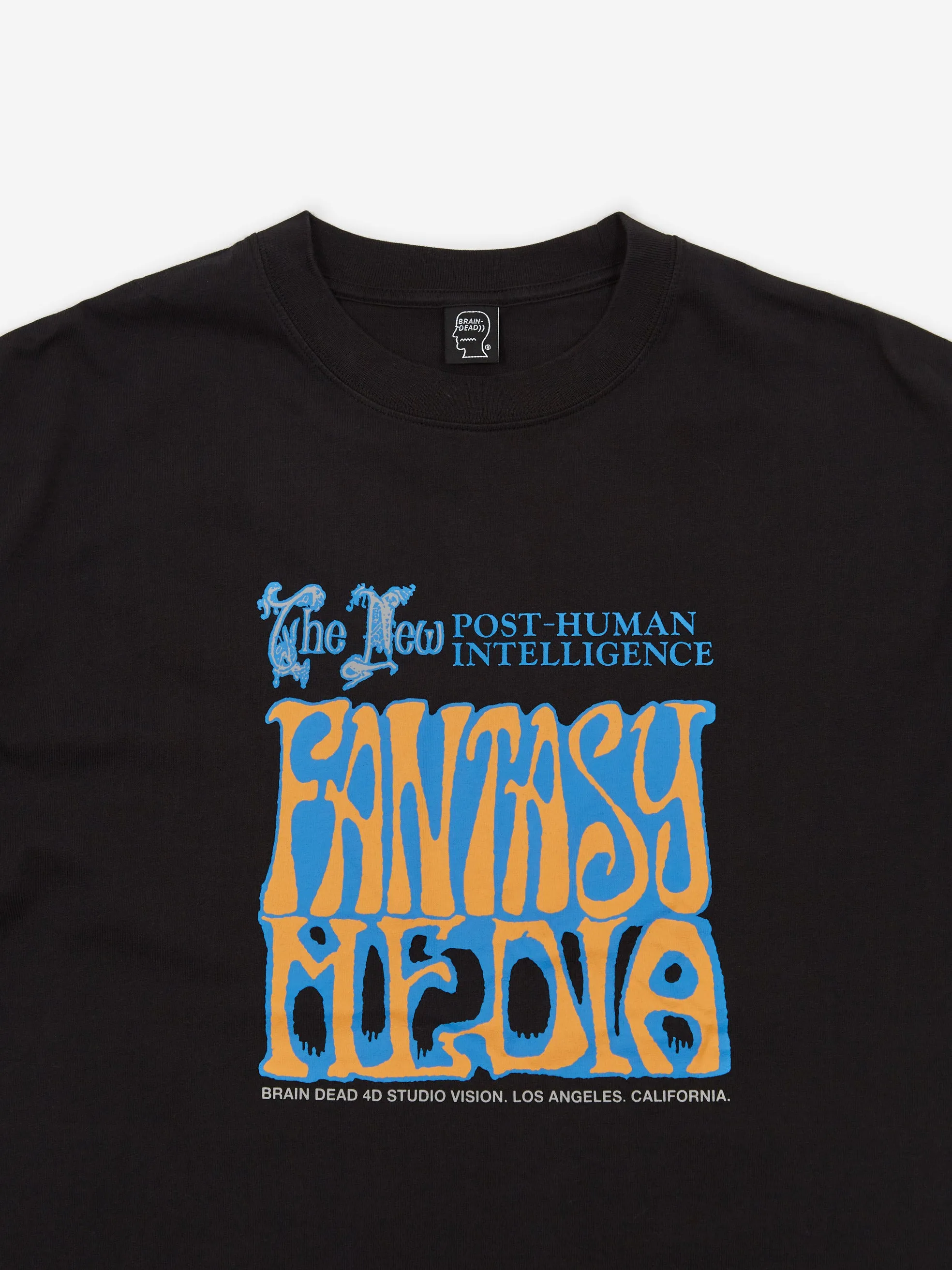 Brain Dead Fantasy Media T-Shirt - Black