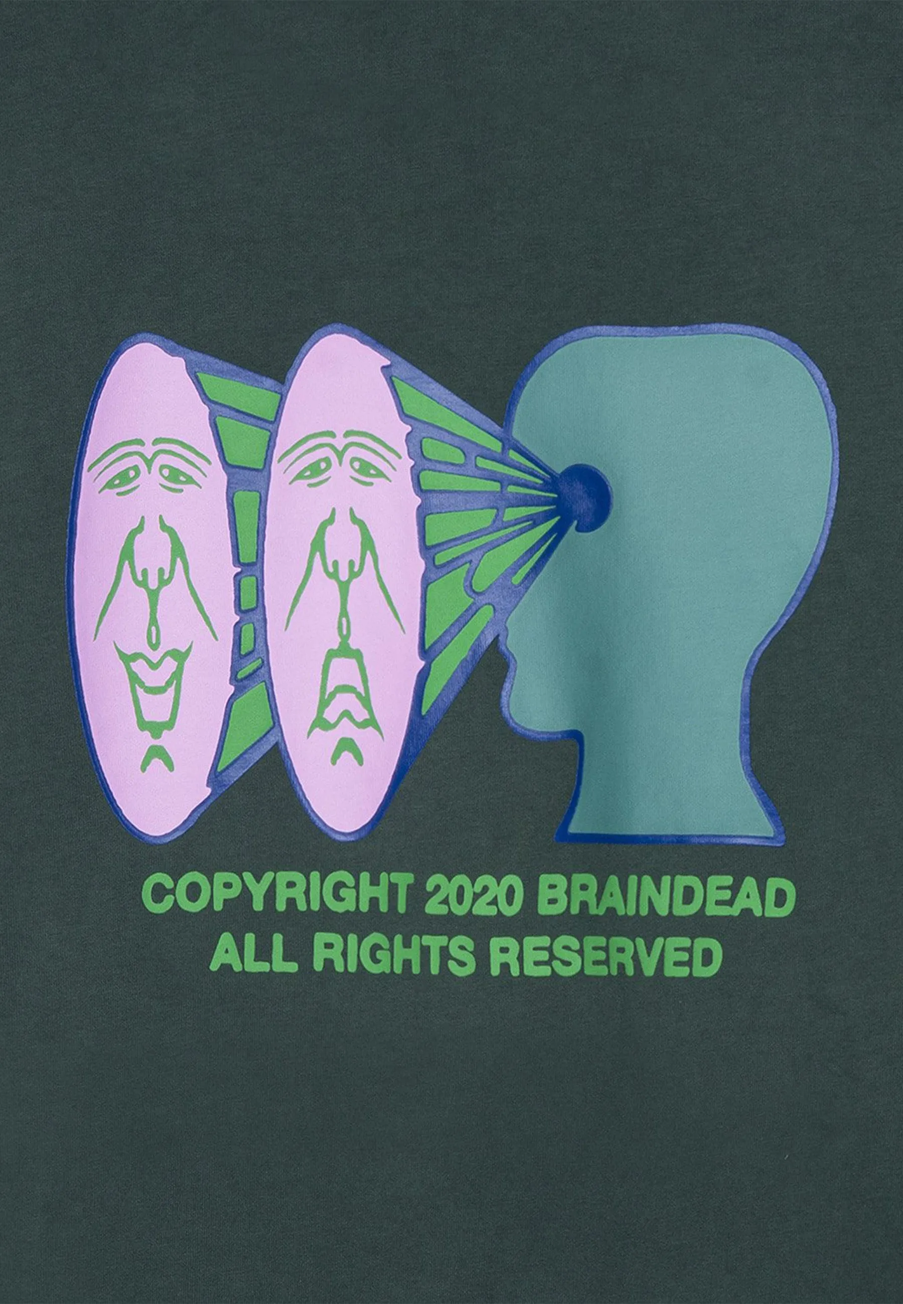 Brain Vision T-Shirt - green