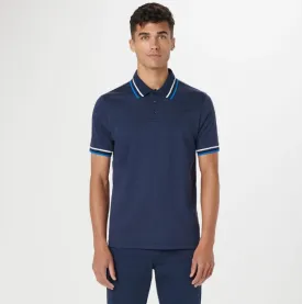 Bugatchi Tipped Solid Polo, Navy