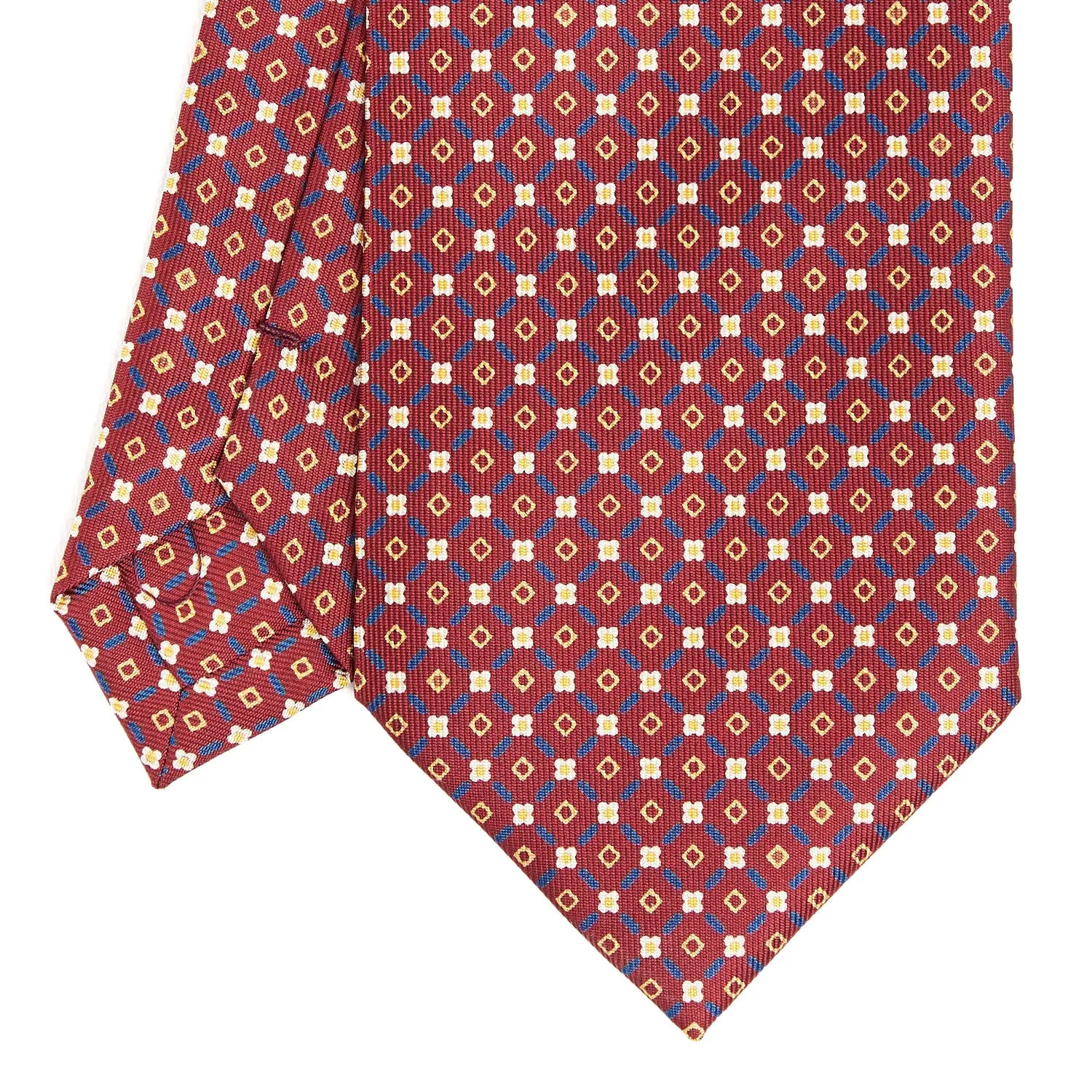 BURGUNDY EXTRA LONG SARTORIAL SILK TIE