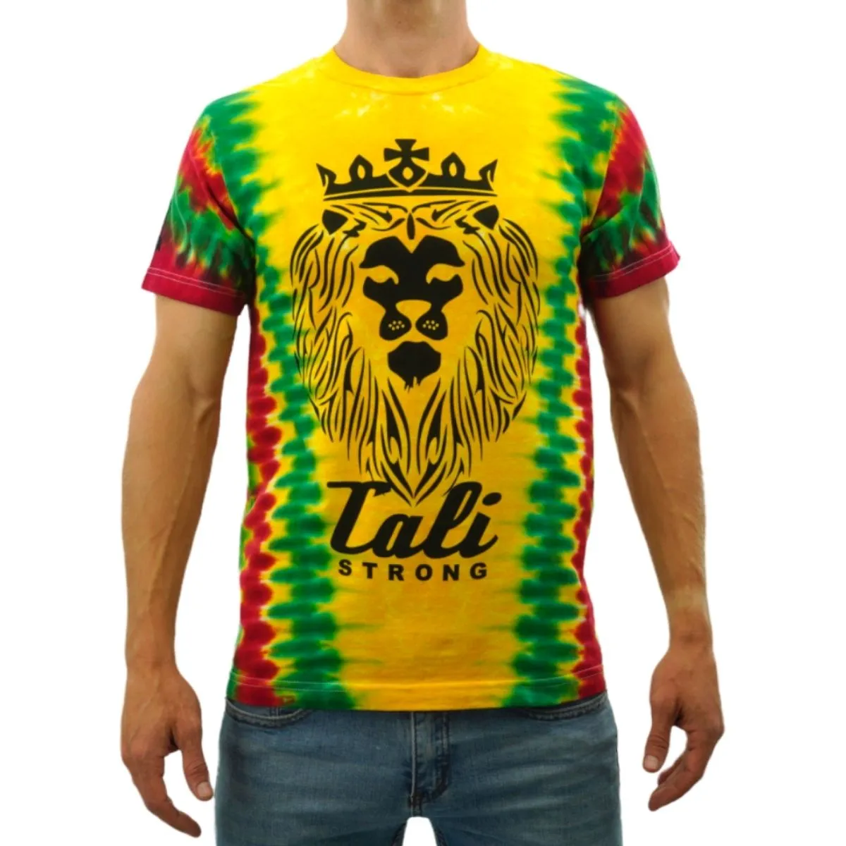 CALI Strong King Rasta T-shirt Tie Dye