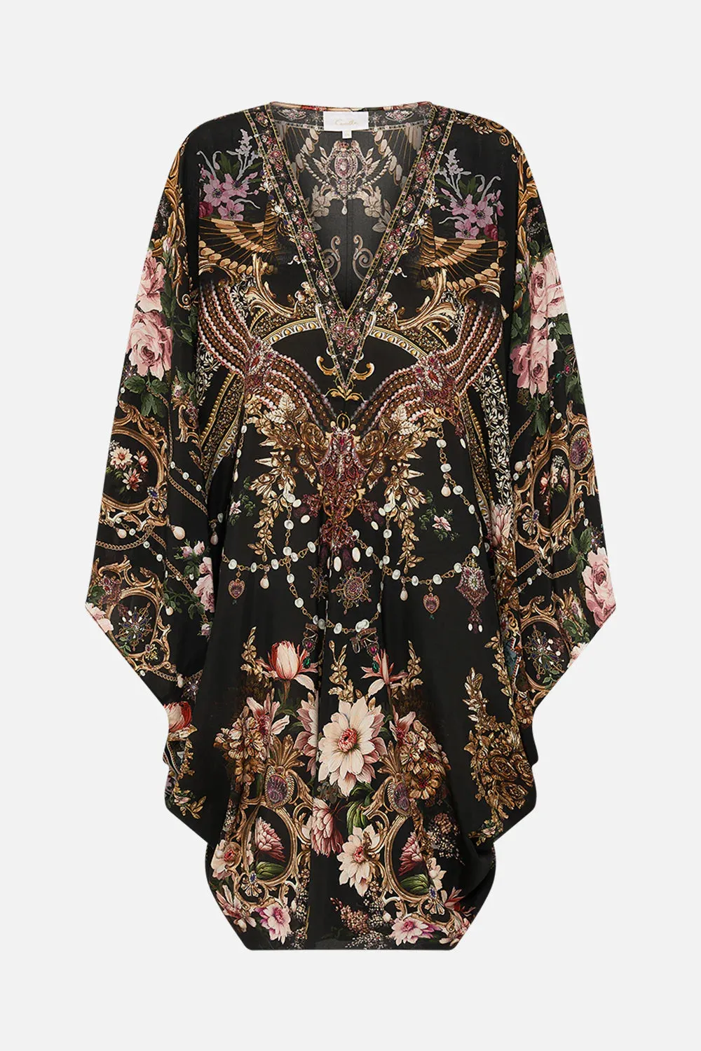 Camilla T Shape Short Kaftan - Dynasty Daze