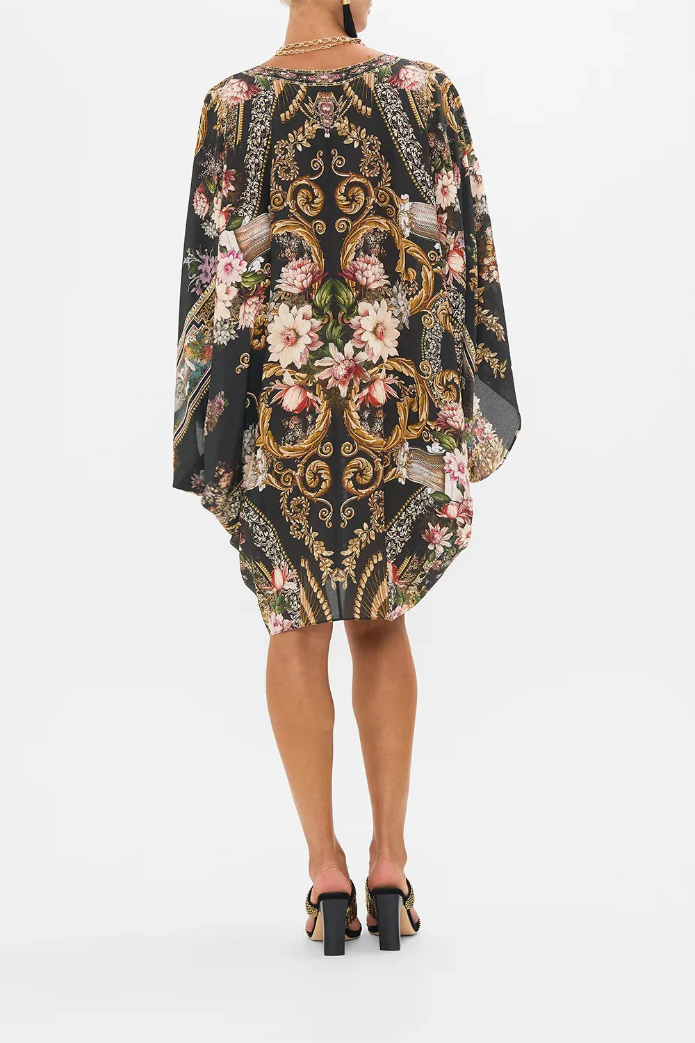 Camilla T Shape Short Kaftan - Dynasty Daze